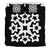 Hawaiian Bedding Set Royal Pattern - Black And White - A1 Style - Polynesian Pride