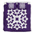 Hawaiian Bedding Set Royal Pattern - Purple - A1 Style - Polynesian Pride