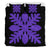 Hawaiian Royal Pattern Bedding Set - Black And Purple - D1 Style - Polynesian Pride