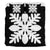 Hawaiian Royal Pattern Bedding Set - Black And White - D1 Style - Polynesian Pride