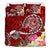 Tahiti Custom Personalised Bedding Set - Turtle Plumeria (Red) - Polynesian Pride