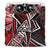 Chuuk Bedding Set - Tribal Flower Special Pattern Red Color - Polynesian Pride