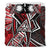 Nauru Bedding Set - Tribal Flower Special Pattern Red Color - Polynesian Pride