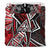 Niue Bedding Set - Tribal Flower Special Pattern Red Color - Polynesian Pride