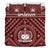 Samoa Bedding Set - Samoa Seal In Polynesian Tattoo Style (Red) - Polynesian Pride