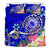 Samoa Bedding Set - Turtle Plumeria (Blue) - Polynesian Pride