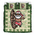 Hawaiian Quilt Christmas - Santa Claus Surf Bedding Set - AH - Polynesian Pride