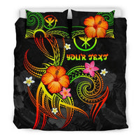 Polynesian Hawaii Personalised Bedding Set - Legend of Kanaka Maoli (Reggae) - Polynesian Pride