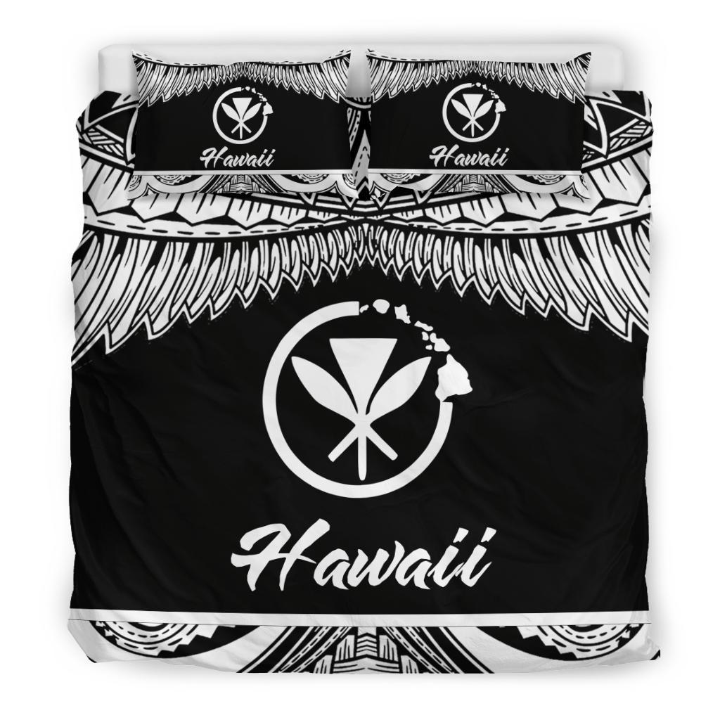 Hawaii Polynesian Bedding set - Hawaii Pride White Version - Polynesian Pride