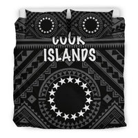 Cook Island Bedding Set - Seal With Polynesian Tattoo Style ( Black) - Polynesian Pride