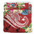 Papua New Guinea Polynesian Bedding Set - Summer Plumeria (Red) - Polynesian Pride