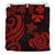 Wallis and Futuna Bedding Set - Red Tentacle Turtle - Polynesian Pride