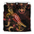 Hawaii Polynesian Bedding Set - Turtle With Blooming Hibiscus Gold - Polynesian Pride