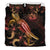 Hawaii Polynesian Bedding Set - Turtle With Blooming Hibiscus Gold - Polynesian Pride