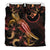 Yap Polynesian Bedding Set - Turtle With Blooming Hibiscus Gold - Polynesian Pride