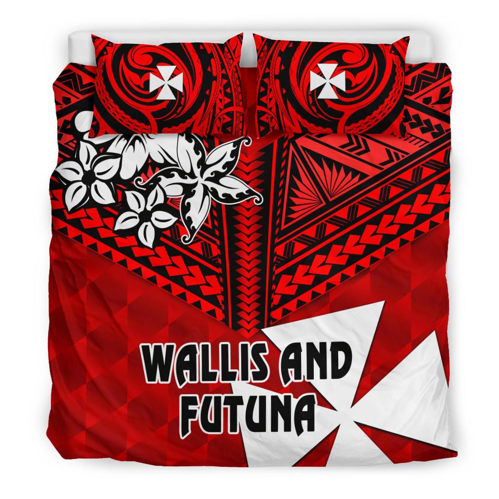 Wallis and Futuna Rugby Bedding Set Sporty Vibes - Polynesian Pride