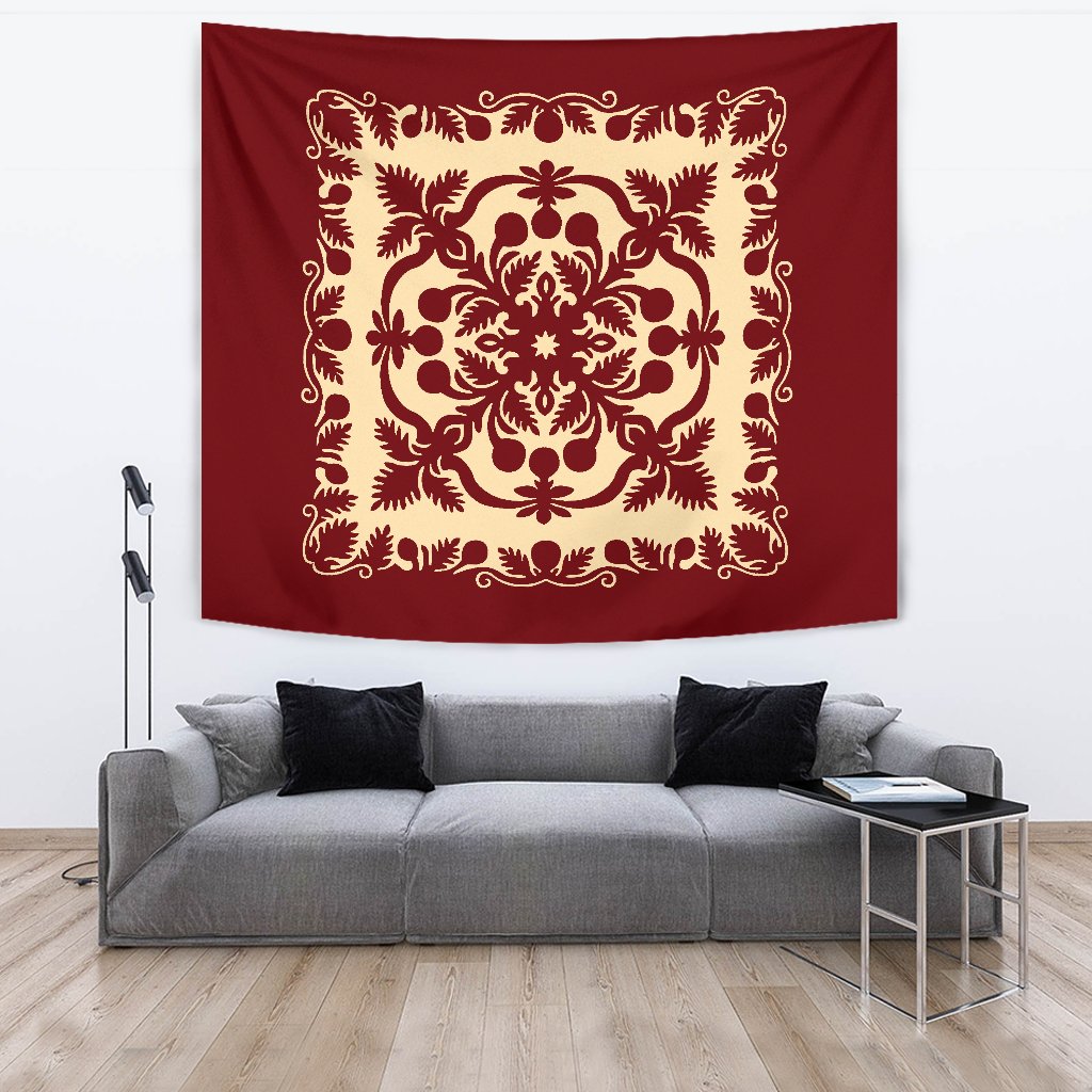 Hawaiian Quilt Royal Tapestry - Polynesian Pride