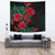 Hibiscus Red Flower Tapestry - Polynesian Pride