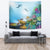 Ocean Cartoon Tapestry - Polynesian Pride