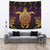 Turtle Golden Royal Tapestry - Polynesian Pride