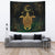 Turtle Hibiscus Golden Galaxy Tapestry - Polynesian Pride