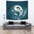 Yinyang Turtle Hibiscus Tapestry - Polynesian Pride