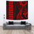 Hawaii Kakau Red Polynesian Tribal Tapestry - Polynesian Pride