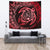 Hawaiian Turtle Polynesian Red Tapestry Wall Tapestry 150cm*150cm Red - Polynesian Pride