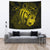 Hawaii Hibiscus Tapestry - Harold Turtle - Yellow Wall Tapestry 150cm*150cm Yellow - Polynesian Pride