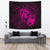 Hawaii Hibiscus Tapestry - Harold Turtle - Pink Wall Tapestry 150cm*150cm Pink - Polynesian Pride