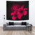 Hawaii Hibiscus Tapestry - Turtle Map - Red Wall Tapestry 150cm*150cm Red - Polynesian Pride