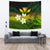 Kanaka Maoli (Hawaiian) Tapestry, Polynesian Plumeria Banana Leaves Reggae - Polynesian Pride