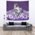 Maori Manaia The Blue Sea Tapestry, Purple Wall Tapestry Large 104" x 88" Purple - Polynesian Pride