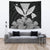 Hawaiian Kanaka Tapestry Hibiscus Polynesian Love Gray Wall Tapestry 150cm*150cm Gray - Polynesian Pride