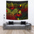 Yap Tapestry - Turtle Hibiscus Pattern Reggae Wall Tapestry Large 104" x 88" Reggae - Polynesian Pride