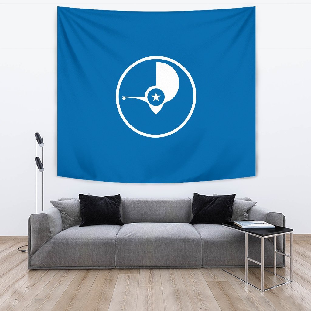 Yap Micronesia Tapestry - Flag Of Yap One Style Flag color - Polynesian Pride