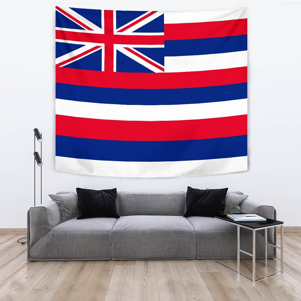 Hawaii Tapestry - Flag Style One Style Flag color - Polynesian Pride