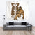 Guam Tapestry - Chamorro With Puntan Wall Tapestry - GUam Large 104" x 88" Brown - Polynesian Pride