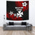 Wallis and Futuna Rugby Tapestry Unique Vibes Wall Tapestry Large 104" x 88" Red - Polynesian Pride