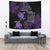 Hawaii Turtle Tapestry Hibiscus To My Wife Violet AH Wall Tapestry 150cm*150cm Violet - Polynesian Pride