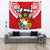 (Custom Personalised) Tonga Rugby Tapestry Royal Style - Polynesian Pride