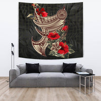 American Samoa Tapestry - Polynesian Tribal Vintage Style - Polynesian Pride