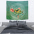 Hibiscus Turtle Swimming Tapestry - Polynesian Pride