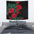 Hibiscus Red Flower Tapestry - Polynesian Pride