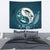 Yinyang Turtle Hibiscus Tapestry - Polynesian Pride