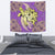 Hawaii Polynesian Turtle Hibiscus Tapestry - Yellow Wall Tapestry Yellow - Polynesian Pride