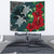 Hawaii Map Turtle Hibiscus Plumeria Polynesian - Tapestry AH Wall Tapestry 130cm*150cm Green - Polynesian Pride