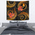 Yap Micronesian Tapestry - Gold Plumeria TAPESTRY Medium 80" x 68" GOLD - Polynesian Pride