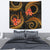 Cook Islands Polynesian Tapestry - Gold Plumeria TAPESTRY Medium 80" x 68" GOLD - Polynesian Pride