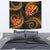 Hawaii Tapestry - Gold Plumeria TAPESTRY Medium 80" x 68" GOLD - Polynesian Pride